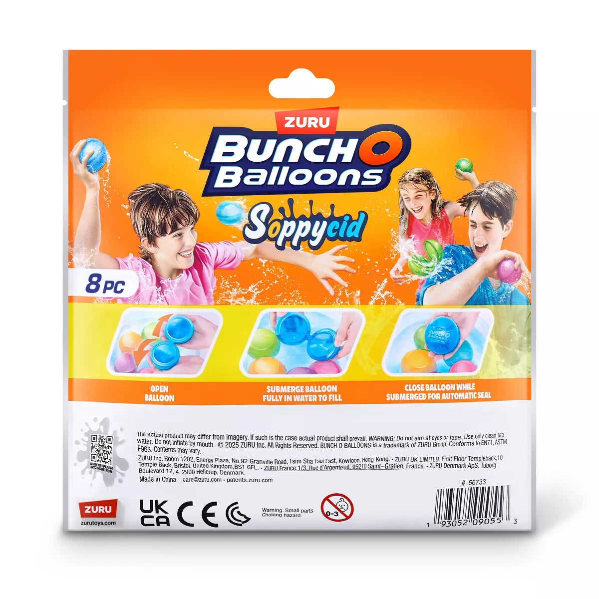 Bunch O Balloons Reusable Water Balloons Toys - 8Pc